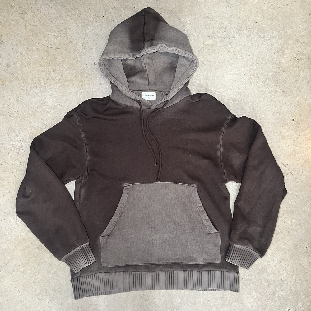 Cotton Citizen Hoodie Mens Small Brown Tie Dye Pullover Sweatshirt Made In USA